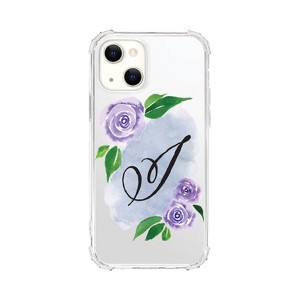 OTM Essentials Apple iPhone 15 Plus/iPhone 14 Plus Monogram Clear Tough Edge Floral Script Case - 1 of 4