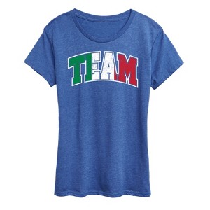 Women's - Instant Message - Team Italy Short Sleeve Graphic T-Shirt - 1 of 4