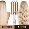 Swtroom Hair Curling Iron 3 Barrel Temperature Adjustable 25mm Hair Crimper - 4 of 4