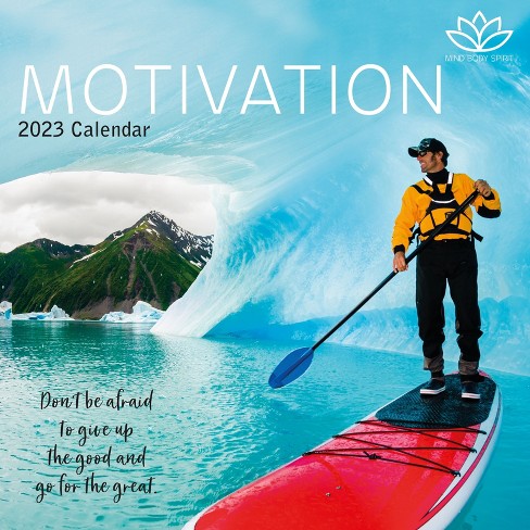 2023 Square Wall Calendar, Motivation, 16-month Mind, Body, Spirit Theme  With 180 Reminder Stickers (12x12 In) : Target