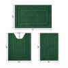 BAGOKIE 3pc Soft Microfiber Bathroom Rug Set - 4 of 4