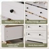 Modern 4-Drawer Slim Dresser with USB Ports, Wood Storage Cabinet for Bedroom & Closet, Space-Saving Chest of Drawers - 4 of 4