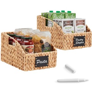 Best Choice Products Storage Pantry Baskets for Organizing, Wicker ...