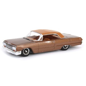 1/64 1963 Impala SS Convertible, Bronze Metallic, California Lowriders 6 63070-C - 1 of 4