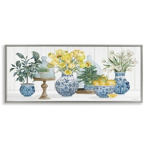 Stupell Industries Yellow Tulips & Lemon Fruits, 24" x 10" - 1 of 4