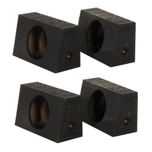 Q Power QBomb Single 12 Inch Sealed Subwoofer Sub Boxes Bedliner Spray (4 Pack) - 1 of 4