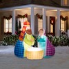 Gemmy Christmas Airblown Inflatable Harlequin Nativity Scene, 5.5 ft Tall, Multi - 2 of 3