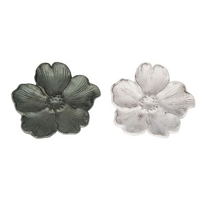 Transpac Metal Flower Catch All Set of 2 Home Decorations Spring - 1 of 1
