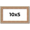 PosterPalooza | Panoramic Deco Brown Picture Frame - UV Acrylic, Foam Board Backing, Hanging Hardware - 2 of 4