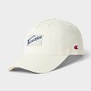 Champion Adult Pigment-Washed Twill Baseball Hat - White - 4 of 4