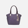 MKF Collection Devorah Stylish Tote Handbag Signature Printed by Mia K - 2 of 4