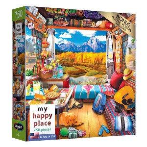 RoseArt My Happy Place Van Life, The Grand Tetons Jigsaw Puzzle - 750pc - 1 of 4