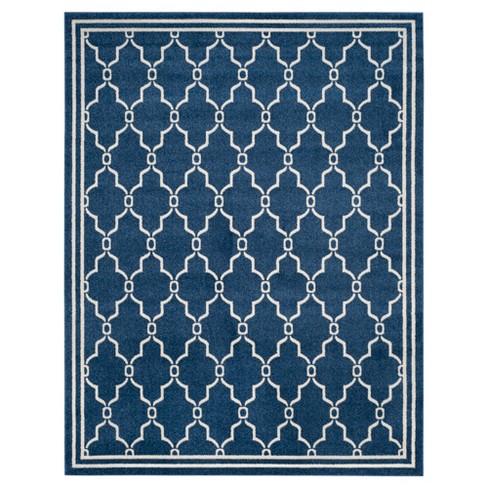 Amala Blue Outdoor Rug Washable