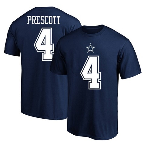 Nfl Dallas Cowboys Men's Dak Prescott Big & Tall Short Sleeve Cotton ...
