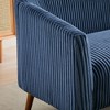 APRILSOUL50.78" Modern Loveseat Couch Sofa, Corduroy Fabric Upholstered 2-Seat Sofa, Loveseat - 4 of 4