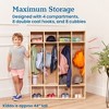ECR4Kids Streamline 4-Section Coat Locker, 1 - 4 of 4