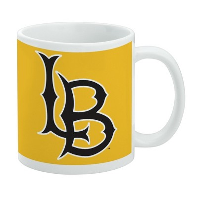 California State University Long Beach Primary Logo Ceramic Coffee Mug Novelty Gift Mugs for Coffee Tea and Hot Drinks 11oz White