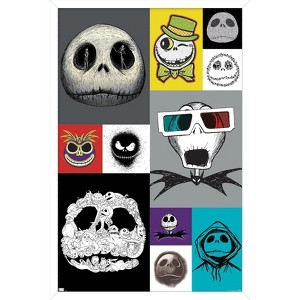 Trends International The Nightmare Before Christmas - Jack Grid Framed Wall Poster Prints - 1 of 4