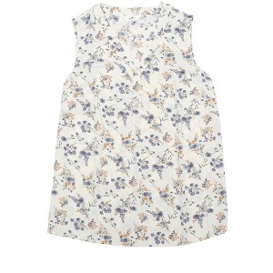Agnes Orinda Women's Plus Size Spring Outfits Casual Floral Sleeveless Tank Tops - 1 of 4