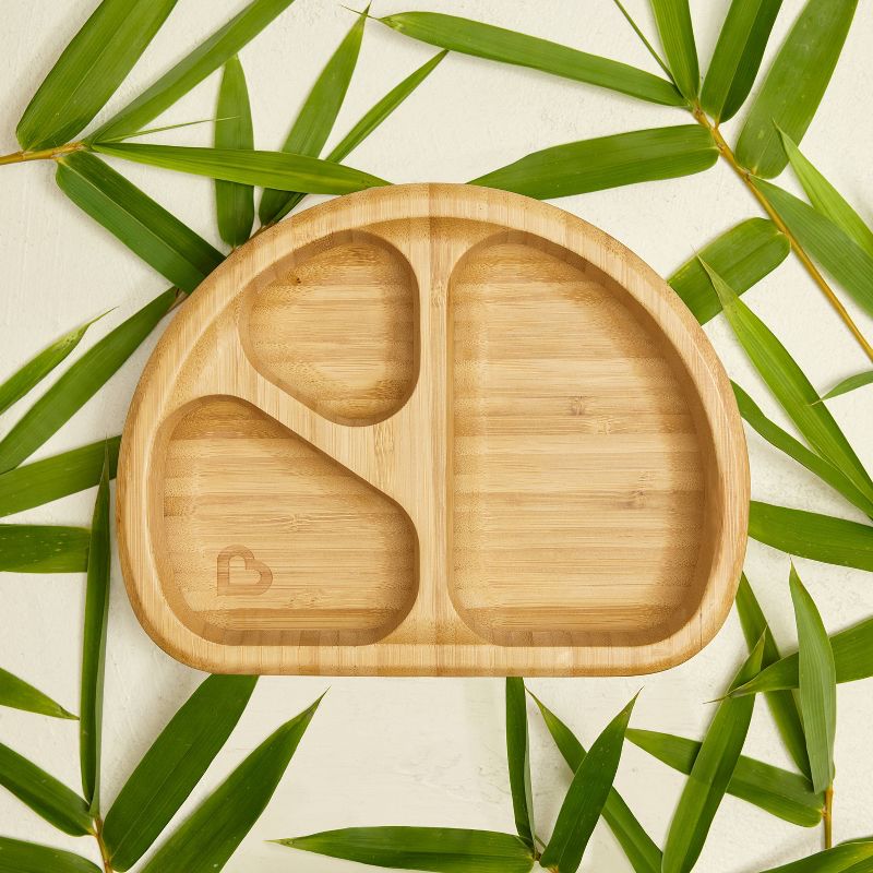 Munchkin Bamboo Divided Suction Dining Plate, 3 of 9