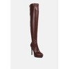 Confetti Stretch Pu High Heel Long Boots Women - 2 of 4