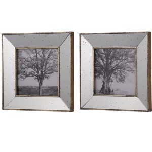 Dexmalle Vintage Silver Reflective Picture Frames - 1 of 4