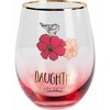 Pavilion Gift Company - Daughter - 18 oz Stemless Wine Glass - Drinkware - 4 of 4