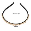 Unique Bargains Women's Bling Unspecified-Shaped Rhinestone Headband 5.31"x0.39" 1 Pc - 4 of 4