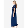 Amoureuse Plus Size Long Lace Top Stretch Knit Gown - 4 of 4
