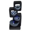 Northlight 32" Black and Gray Four-tier Modern Outdoor Garden Water Fountain - 3 of 4