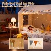 GARPROVM Twin Bed Tent House-Shaped Play Tent with Fairy Lights & Mesh Windows for Role-Play Nap - 4 of 4