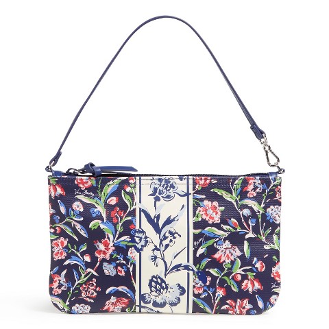 Vera Bradley Women's Cotton Convertible Wristlet Perennially Navy