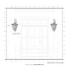 Livex Lighting Adams 4 - Light Wall Light in  Antique Brass/Brushed Nickel - 4 of 4