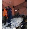 1-8 Person Pop-Up Ice Fishing Shelter, Insulated Portable Hub-Style Tent - Windproof Warm Shanty for Winter Fishing - 3 of 4