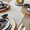 DII Woven Paper Placemat Set 6 Piece, Taupe, 15" Dia - 4 of 4