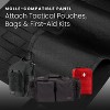 HOM Seat Back Firearm Rack - Backseat Car Organizer for Tactical Gear-Adjustable Buckle Strap for Universal Fit for Most Vehicles (2-pack) - 3 of 4