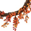 Northlight Red and Orange Artificial Berry Artificial Thanksgiving Wreath, 18-Inch, Unlit - image 2 of 3