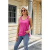 Womens Tank Tops Summer Casual Tops Sleeveless Square Neck Tunic Blouse Sleeveless Tank Tops - 4 of 4