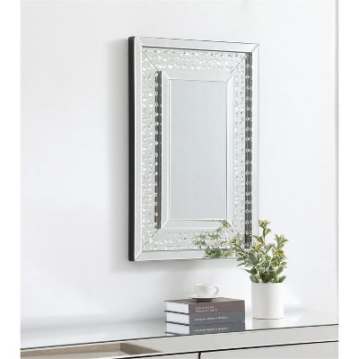 Elegant 20 x 30 Inch Frameless Crystal Mirror