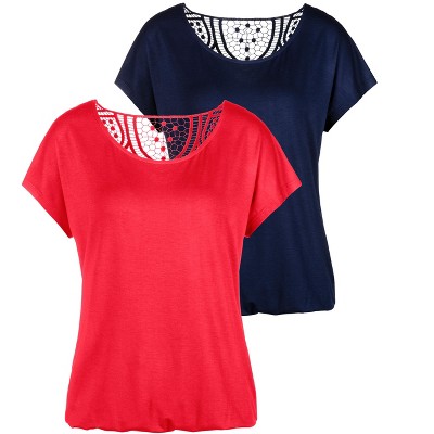 red & navy