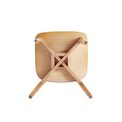 Versailles Natural Cane and Ash Wood Ergonomic Side Chair