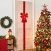 The Lakeside Collection Lighted Christmas Door Bow with Remote - Red - 3 of 3