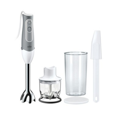 DeLonghi MultiQuick 7 Hand Blender in Black and Stainless Steel