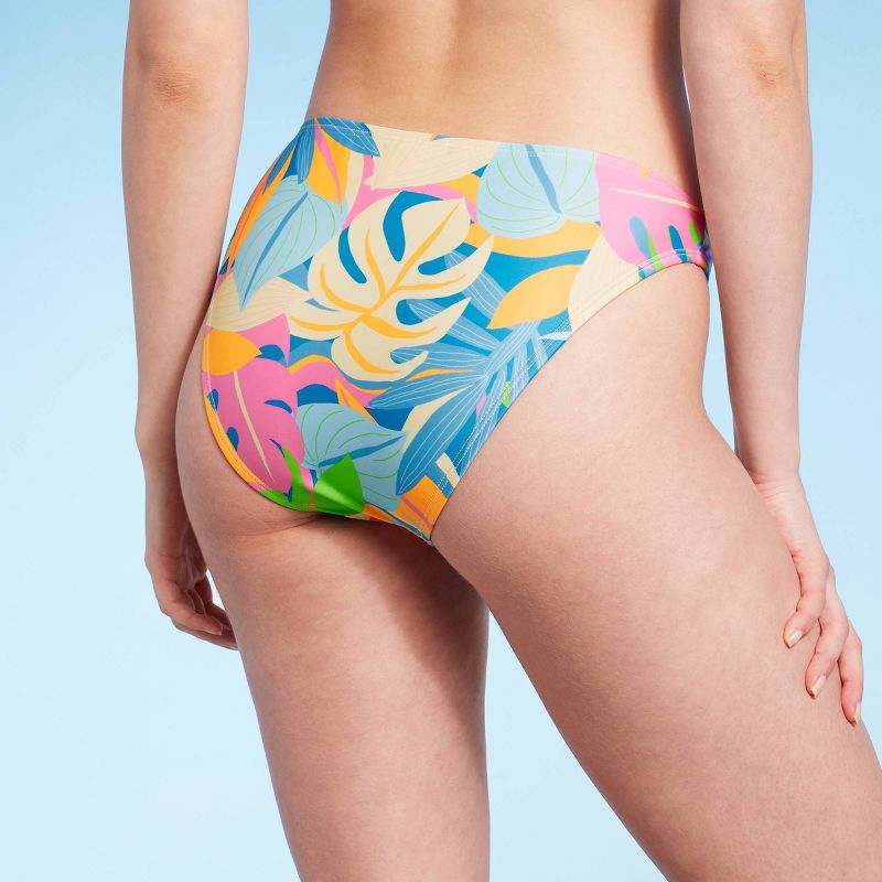 Women's Cheeky Bikini Bottom - Wild Fable™ Multi Tropical Print, 3 of 20
