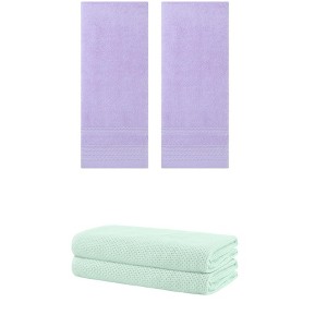 REGALWOVEN Bath Hands Towel Sets For Bathroom, Gym, SPA 2 Pack - 1 of 4
