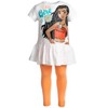 Disney Frozen Princess Moana Little Mermaid Floral Girls T-Shirt and Leggings Outfit Set Little Kid to Big Kid - 4 of 4