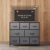 8 Drawer Dresser for Bedroom, Fabric Storage Unit, Large Drawer Chest for Entryway & Living Room - 4 of 4