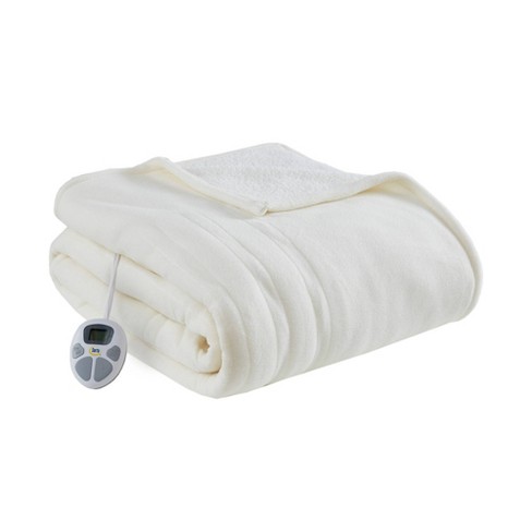 Sherpa heated blanket king size new arrivals