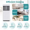 Costway 5000 BTU (8000 BTU ASHRAE) Portable Air Conditioner with Dehumidifier and Fan Sleep Mode and 24H Timer - 4 of 4