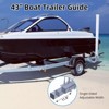 2PCS Boat Trailer Guide, 40"-60" Adjustable Design Trailer Guide Poles, Rustproof Galvanized Steel Trailer Guide, Trailer Guides with PVC Pipes - 4 of 4
